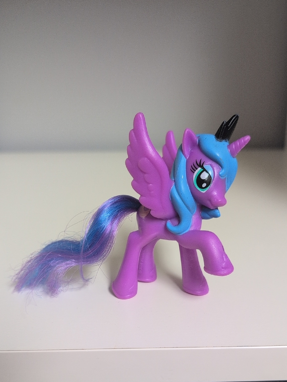 💜2/$20💜 My Little Pony Princess Luna 3" MLP Y2K Brushable Tail Collectible